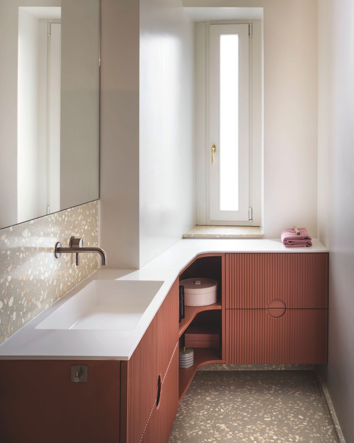 Small Bathroom? Terrazzo Tile Ideas That Make It Feel Bigger