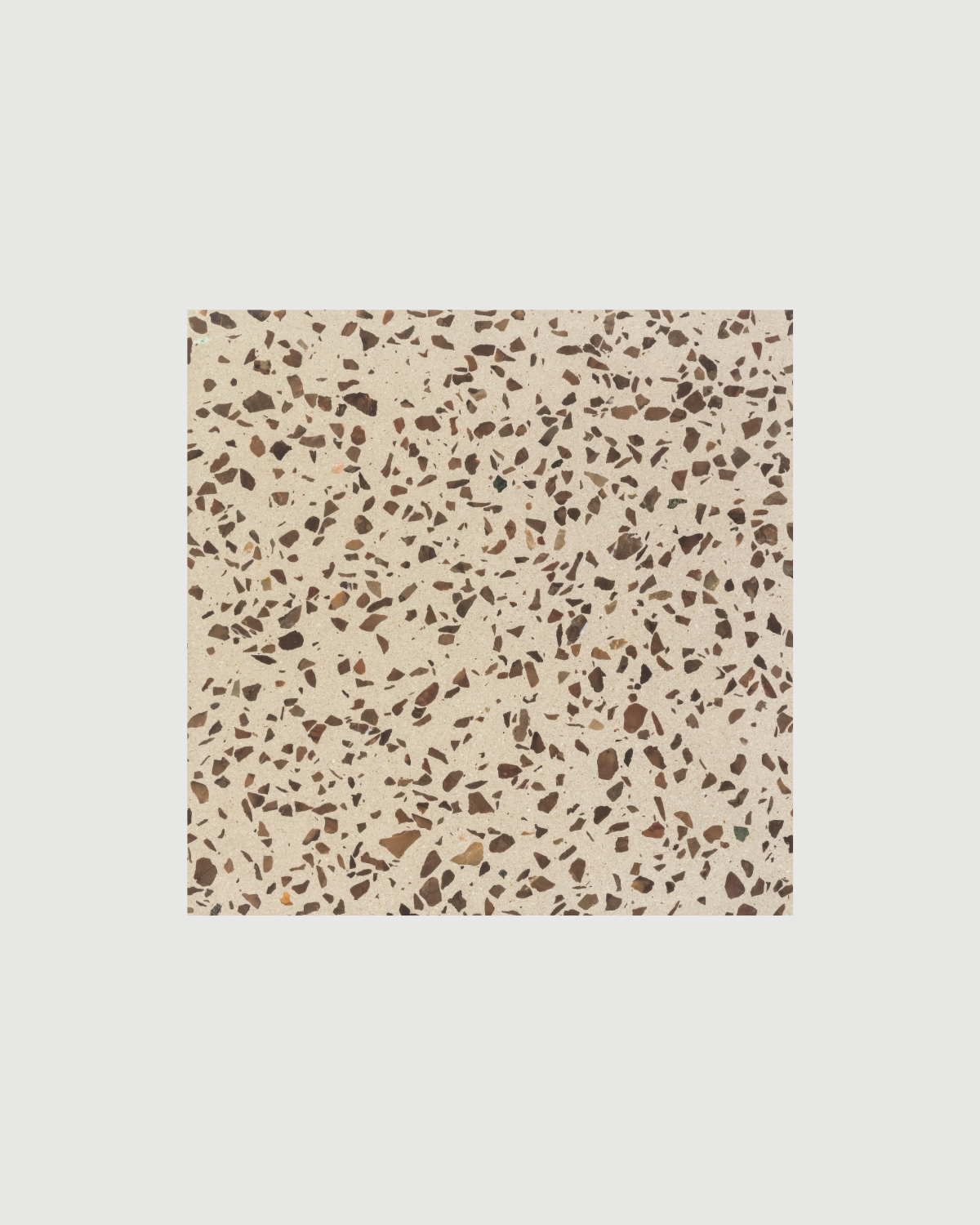 Terrazzo pattern on a beige background